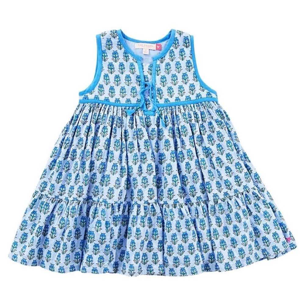 Pink Chicken Floral Kids Dress NWT